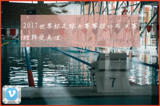 2017世界杯足球决赛赛程公布 决赛对阵受关注